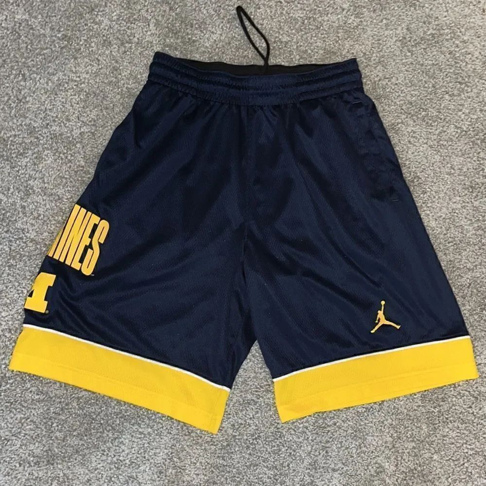 Jordan University of Michigan Wolverines Basketball or Football Pocket S Adult